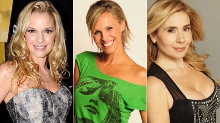 Zampini, Dumas y Politti: una de ellas será conductora en las mañanas de Telefe. (Fotos: archivo Web)
