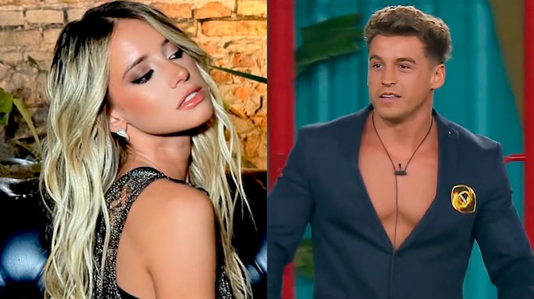 Zoe Bogach, picante con su ex Manuel Ibero (Foto de Instagram y Telefe)