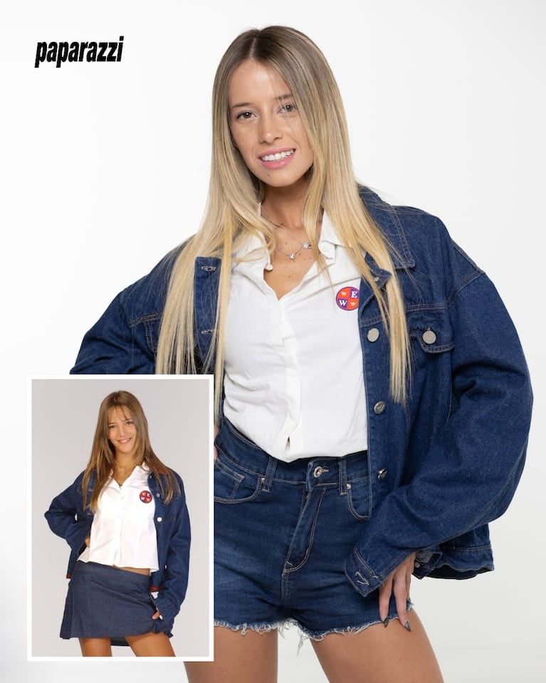 Zoe Bogach recreó las fotos más icónicas de Luisana Lopilato como Mía Colucci | Créditos: Instagram @paparazzi