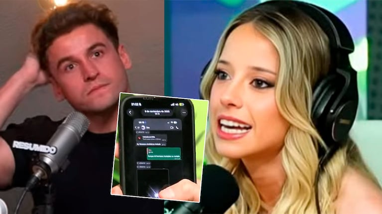 Zoe Bogach rompió el silencio sobre los mensajes que mostró Manuel Ibero: “Es de muy poco hombre” (captura de Resumido y Bondi Live)