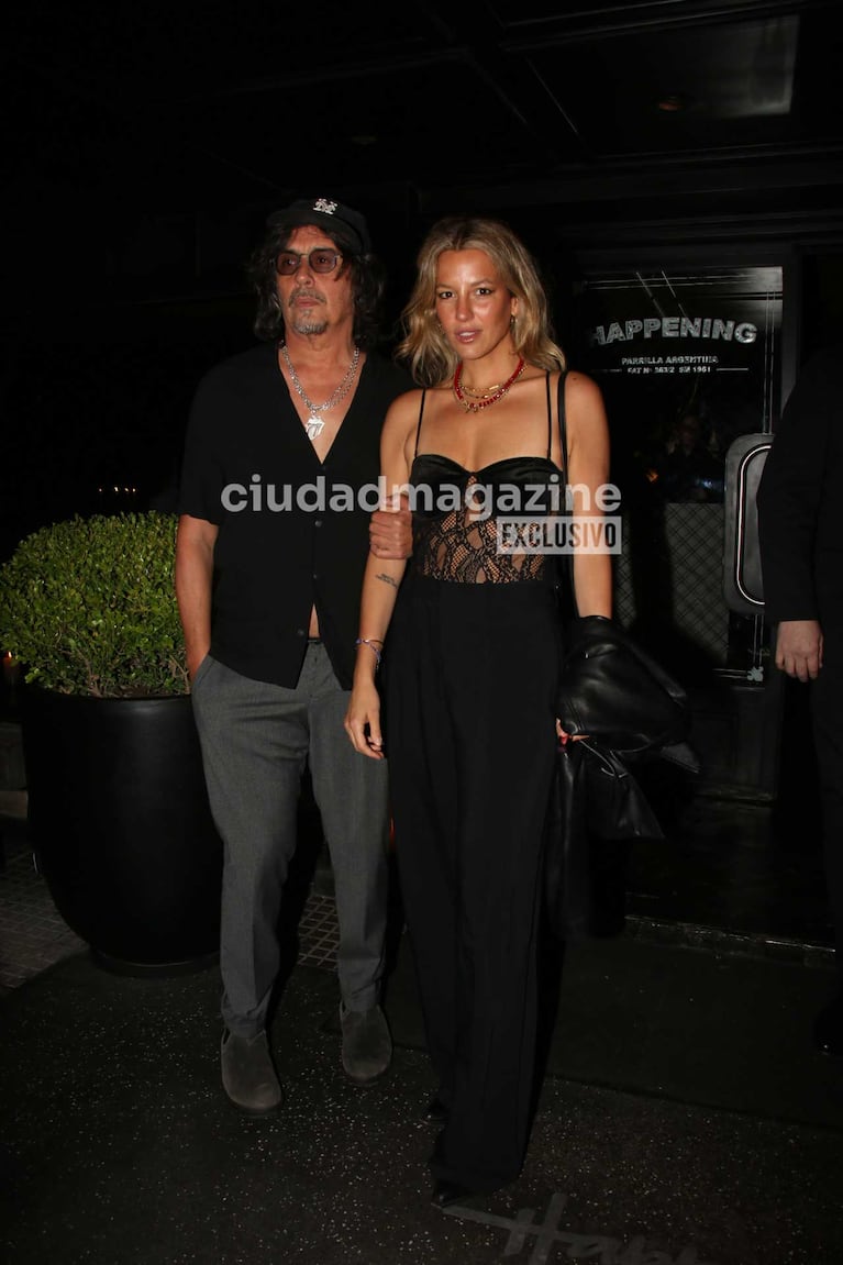 Zorrito Von Quintiero y Tini Piermattei. (Foto: Movilpress)