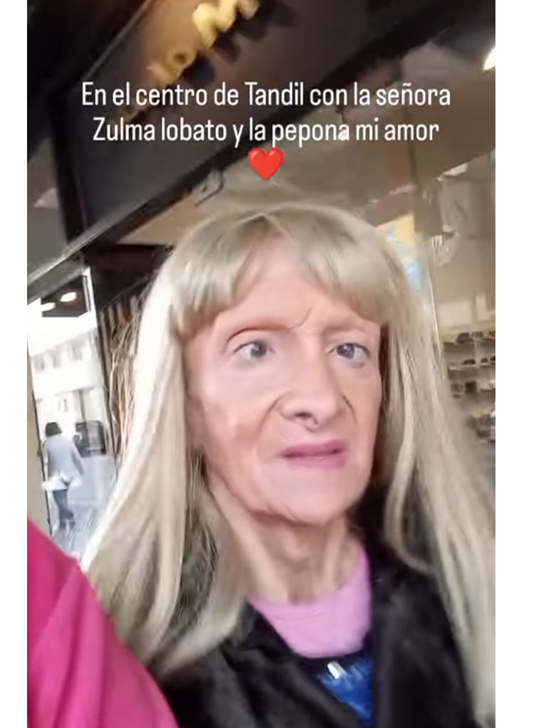 Zulma Lobato. Captura: Instagram lapeponaoficial