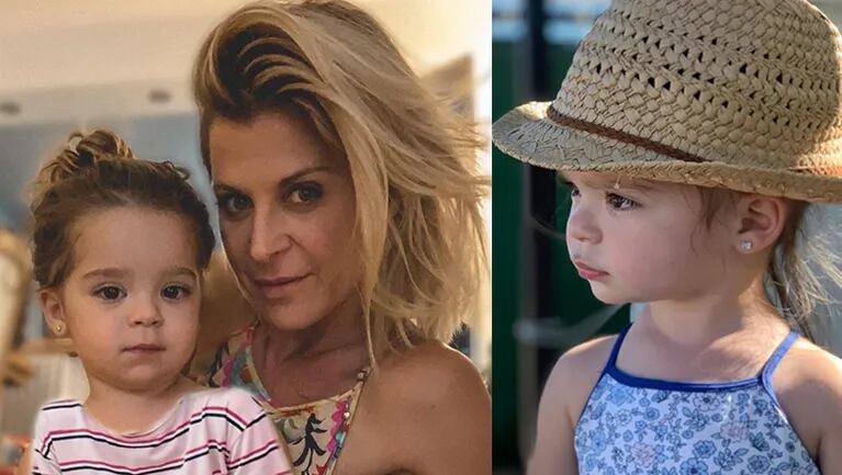 Eugenia Tobal publicó las fotos más dulces de su hija de vacaciones.
