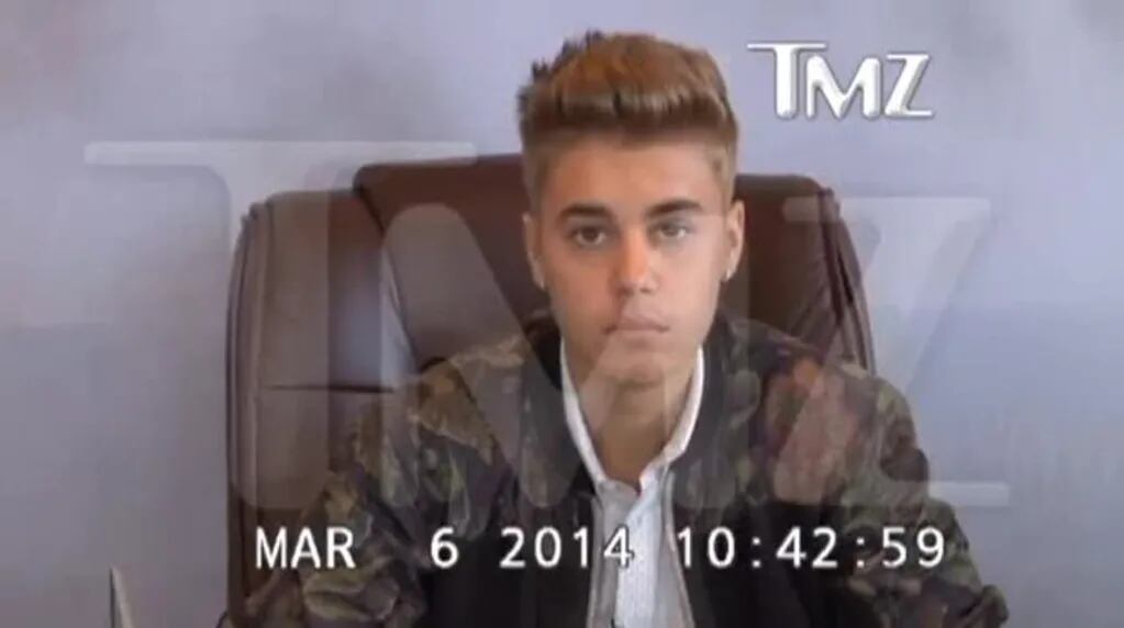 Justin Bieber se mostró soberbio, irónico y arrogante ante la Justicia de Miami