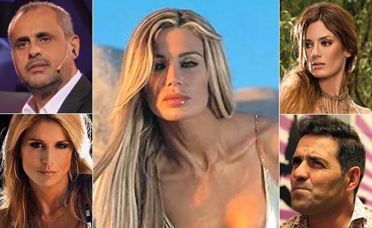 Jorge Rial, Flavia Palmiero, Paula Chaves y Mariano Iúdica, algunos de los famosos que se expresaron en Twitter. (Fotos: Web)