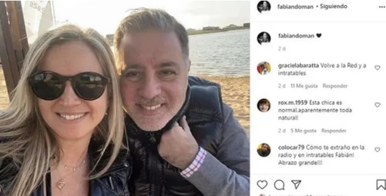 Fabián Doman presentó a su nueva novia: quién es Viviana Salama, la mujer que volvió a enamorar al periodista