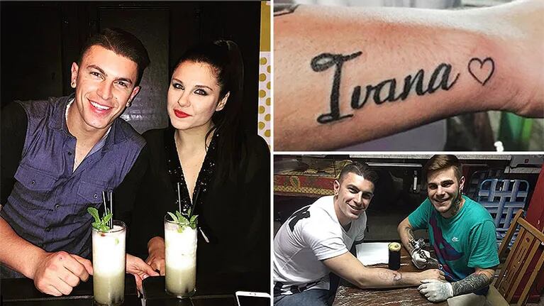 Luifa Galesio se tatuó el nombre de Ivana Icardi en su antebrazo izquierdo por amor. (Foto: Instagram)