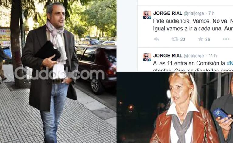Jorge Rial y un nuevo tweet contra su ex. (Foto: archivo)