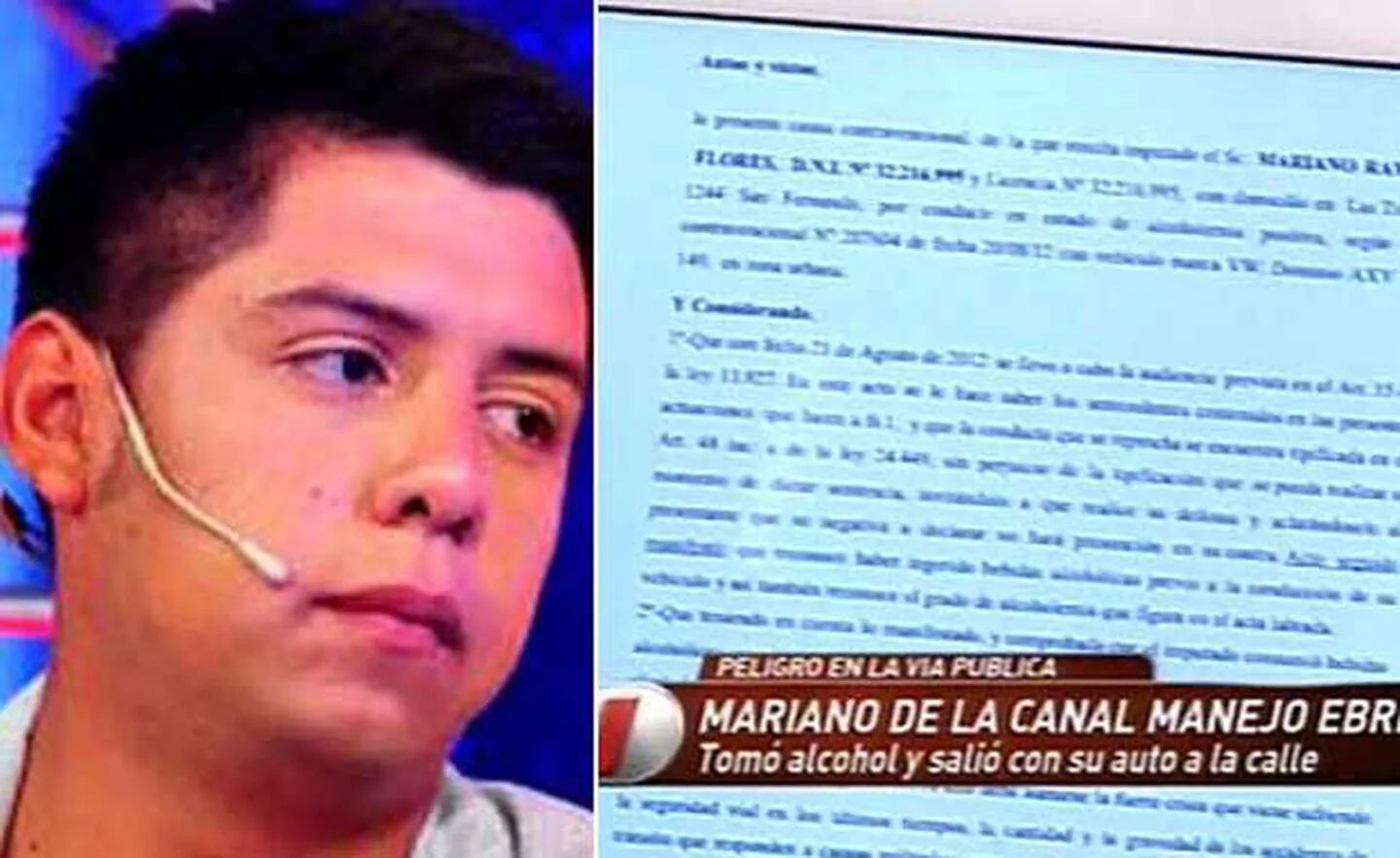 Mariano de la Canal hizo un mea culpa y pidió perdón a Jorge Rial y Angel de Brito. (Foto: web / captura de TV)