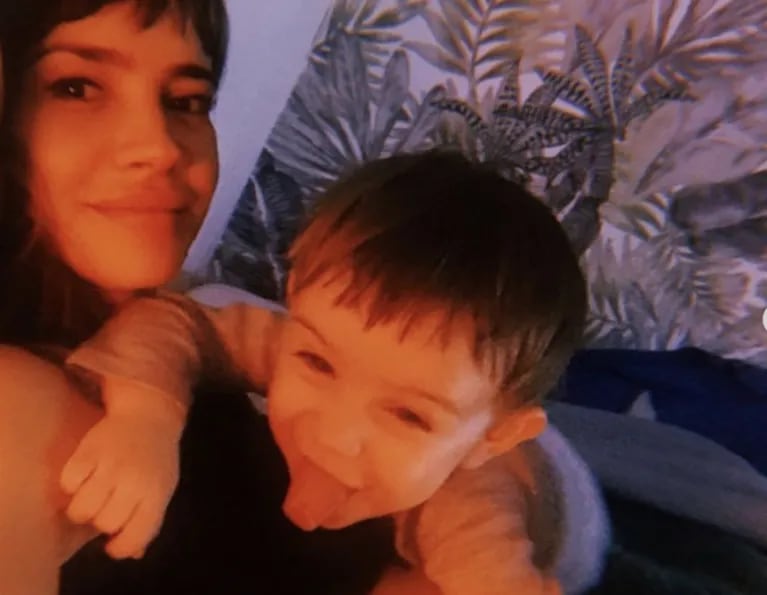 Celeste Cid compartió fotos inéditas con su hijito Antón por sus cinco años: "Sos un ecosistema de mariposas en mi panza"