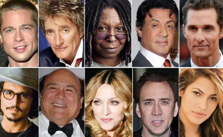 El primer empleo de diez estrellas de Hollywood. (Foto: Web)