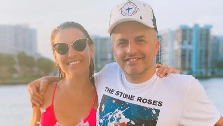 Ángel y Mariana se mostraron juntos en Miami.
