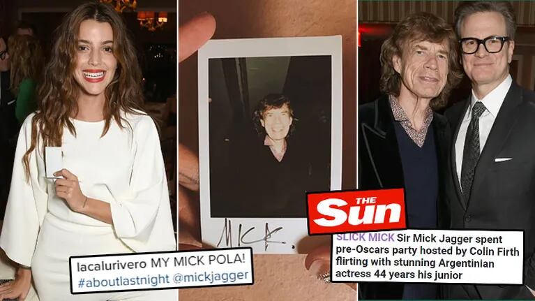 Calu Rivero asistió a una mega fiesta de celebrities y en Inglaterra la relacionaron con… ¡Mick Jagger!