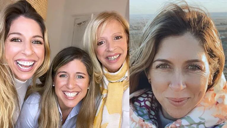 Flor Bertotti publicó una foto con su mamá y su hermana, que son súper parecidas a ella.