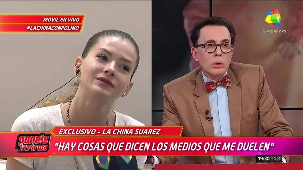 China Suárez habló de Pampita