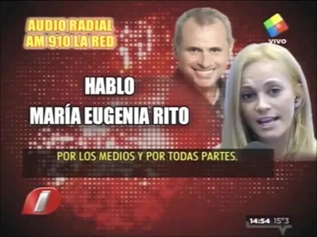 María Eugenia Ritó habló con Jorge Rial en radio: "Pensé varias veces en matarme, pero nunca lo intenté"
