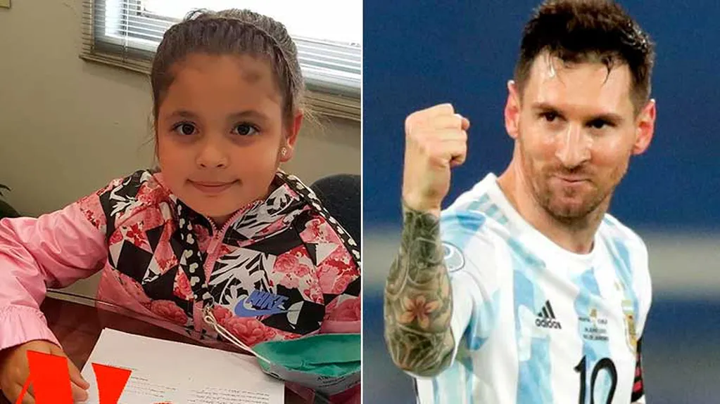 Felicitas tiene ocho años y se ganó la admiración de Messi y un contrato increíble