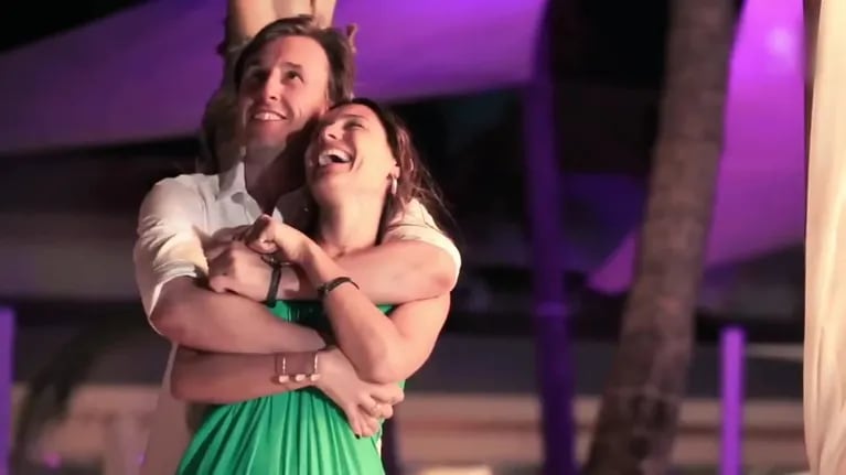 El video de la romántica propuesta de casamiento que recibió Pampita de Roberto García Moritán, en Punta Cana