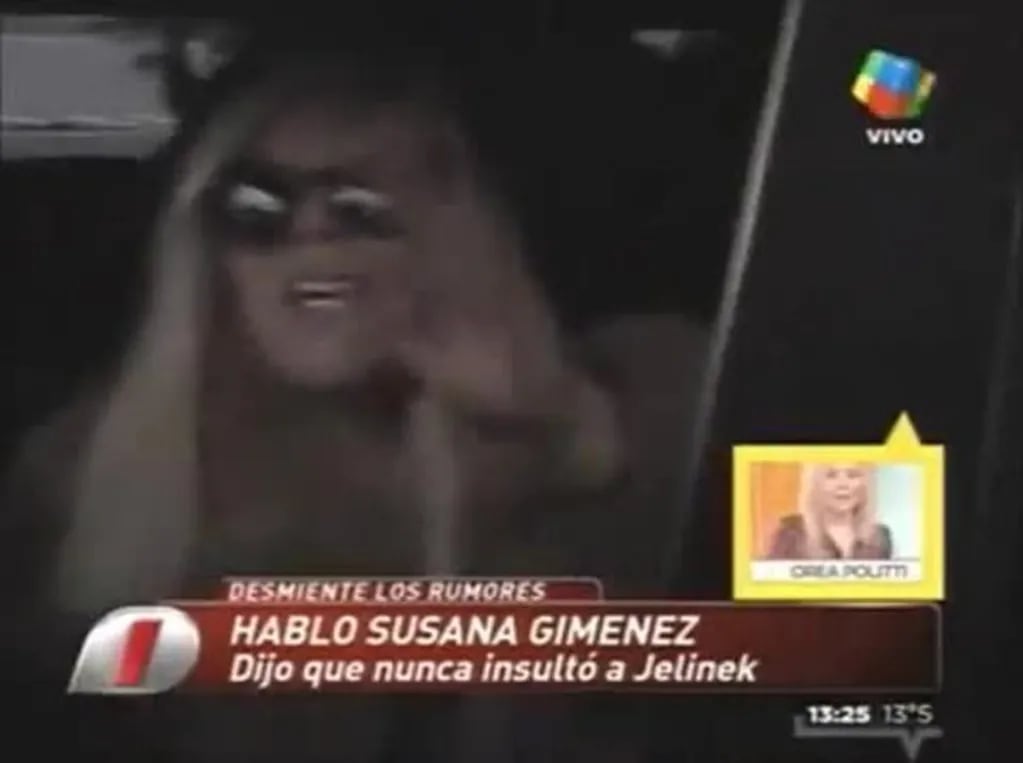 Susana Giménez, sobre las polémicas con Jelinek y Marina Calabró: "¡Son unos conventilleros!"