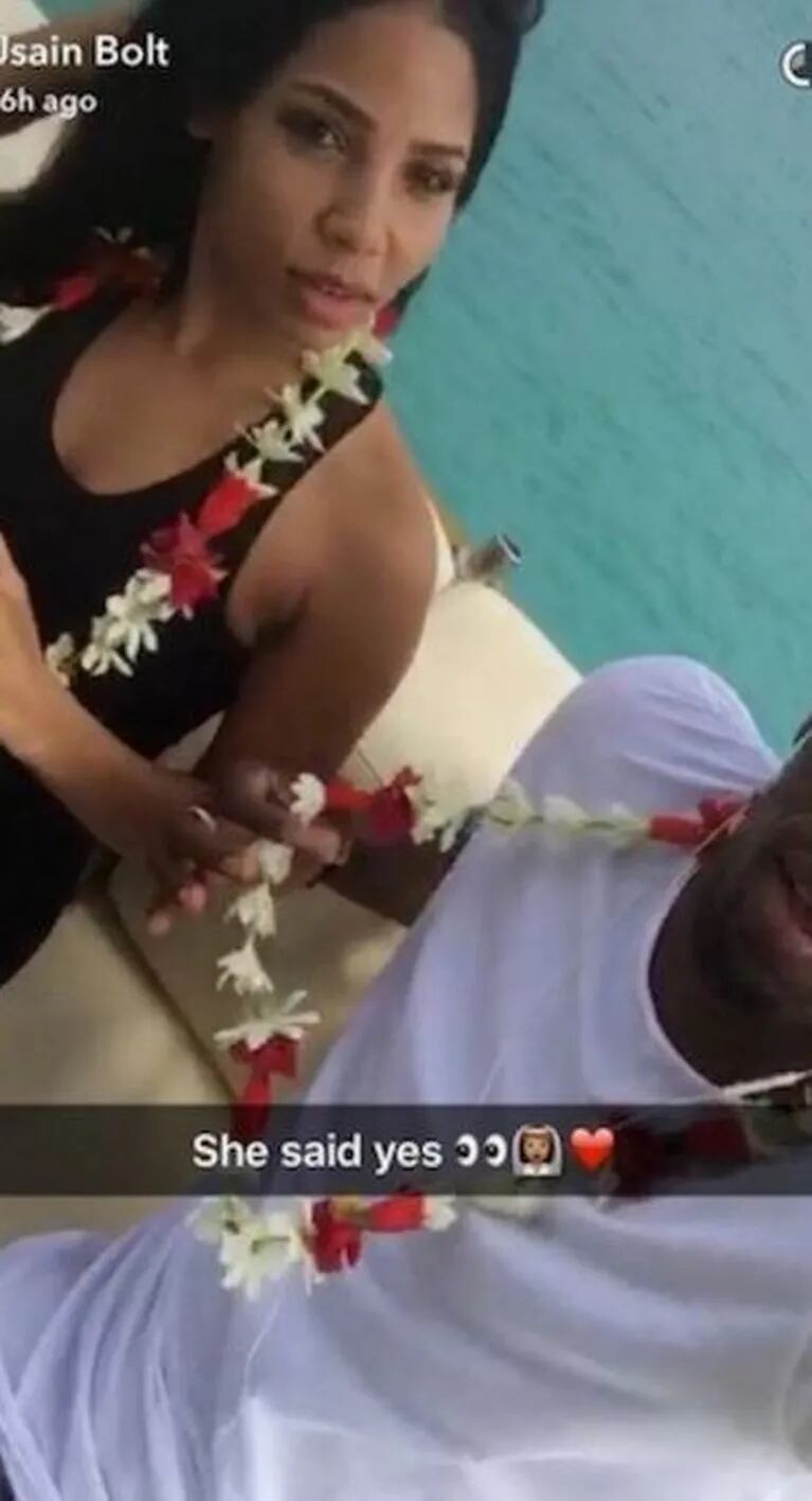 Usain Bolt se fue de vacaciones con su novia tras el affaire con una brasileña... ¡y mirá el snap que le trucharon y se hizo viral!