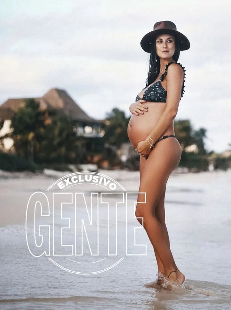 Las fotos de Luli Fernández, embarazada de 30 semanas, en la Riviera Maya: "No tengo náuseas, sueño ni acidez"