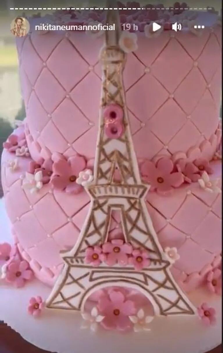 Mica Viciconte habló de su torta casera para Sienna, tras el súper pastel de Nicole Neumann: "La hicimos con Fabi"
