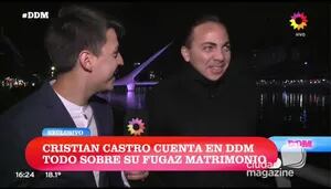 Cristian Castro que se separó de Carol Victoria Urbán, ¡tras sólo 28 días casados!