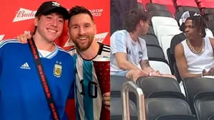 Paulo Londra le entregó a Messi un premio y se reunió con Lil Baby