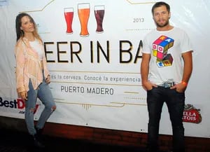 Nico Riera e Ivana Nadal en el Beer BA. (Foto: Prensa Fran Larguía)