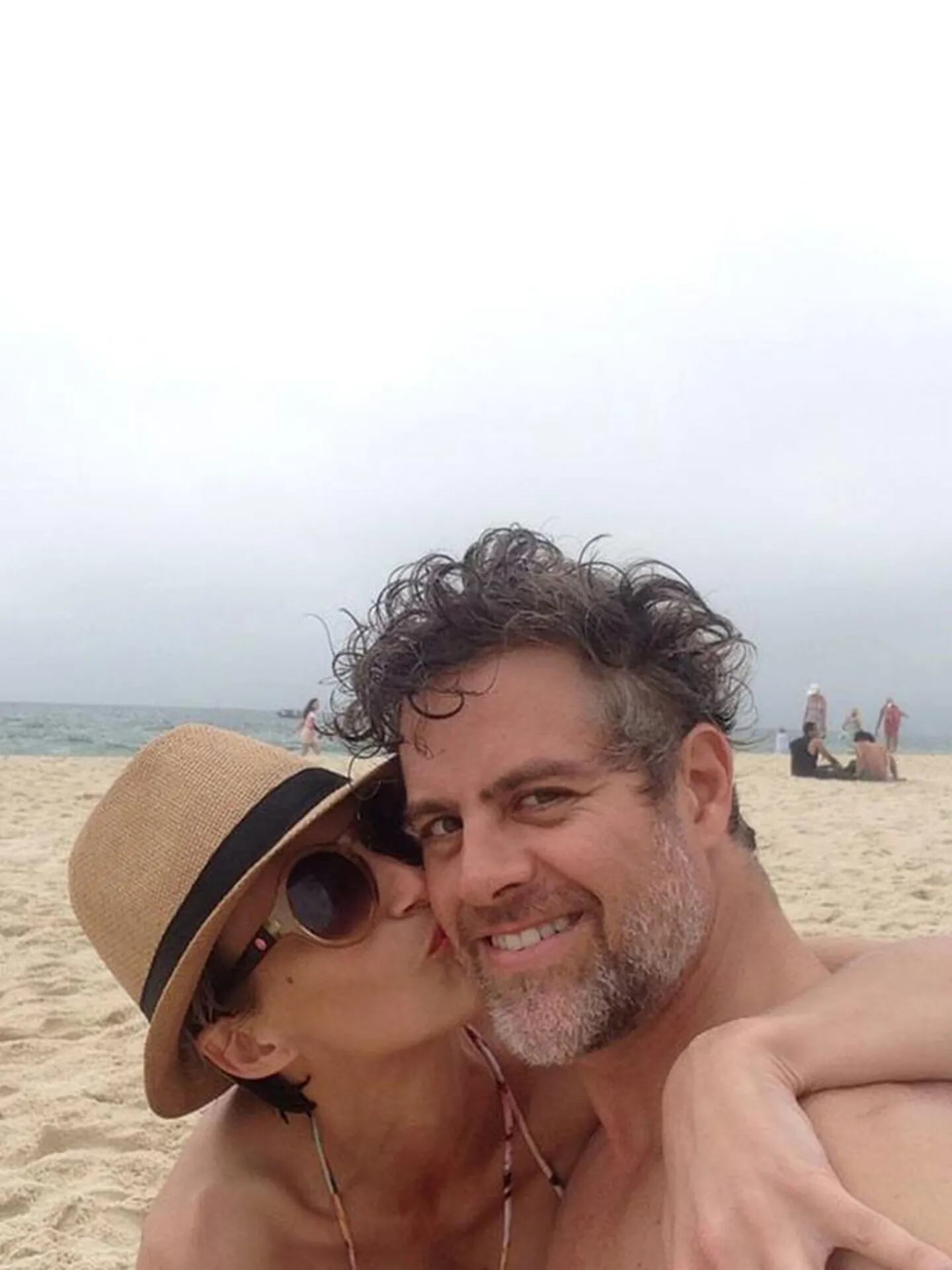 Mónica Antonópulos y Mike Amigorena, en Brasil. (Foto: Twitter)