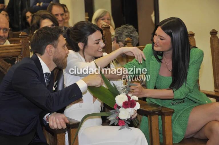 En fotos, el casamiento por civil de Inés, la hermana de Sofía Jujuy Jiménez