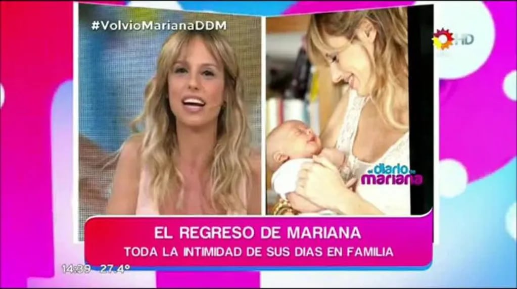 El Diario de Mariana: la emotiva vuelta de su conductora tras ser mamá