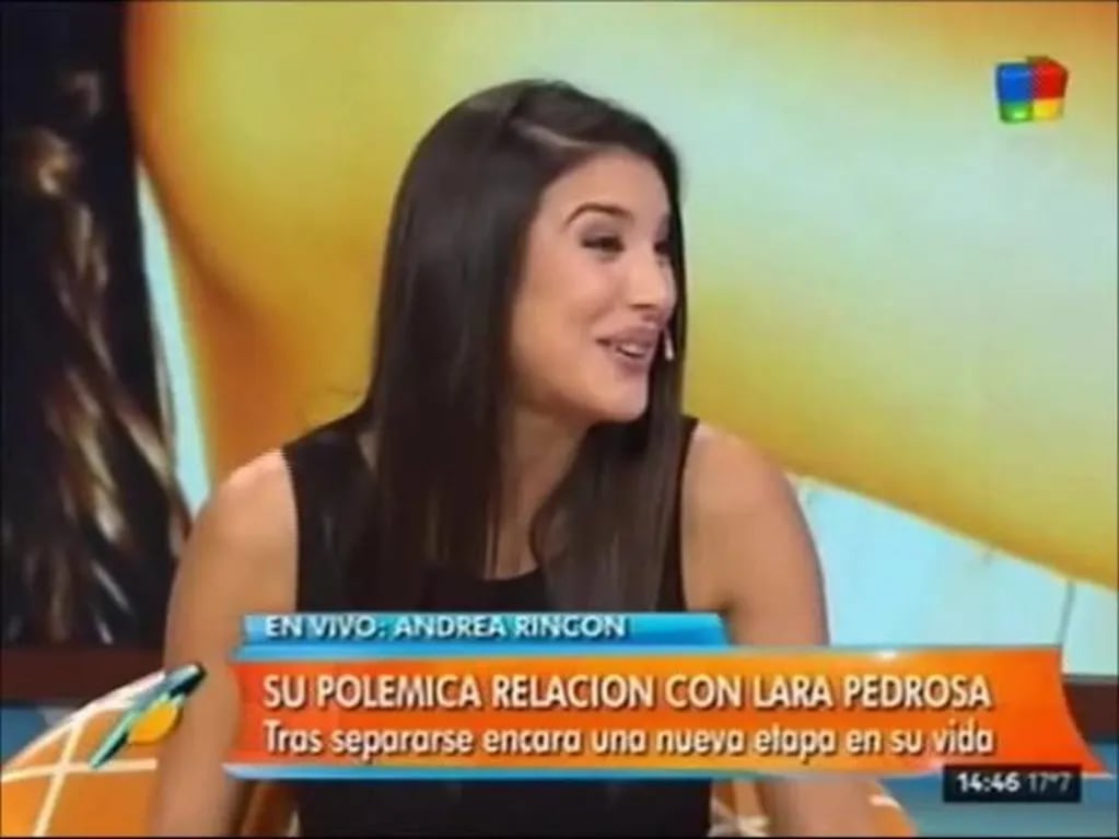 Andrea Rincón habló de su relación con Lara Pedrosa