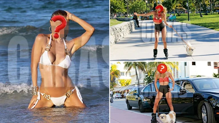 ¡Qué lomazo! La diosa de los ’90, súper sexy en la cálida Miami. Foto: revista Caras.