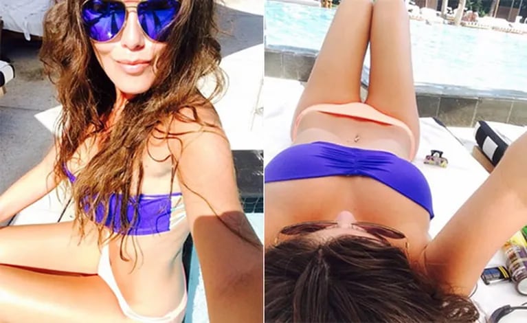Las selfies de Loly Antoniale en Bikini: panza ¡muy chata! y belleza al sol  (Foto: Twitter)