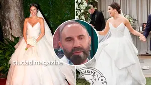 El diseñador del vestido de novia habló de la versión de que habría plagiado el traje