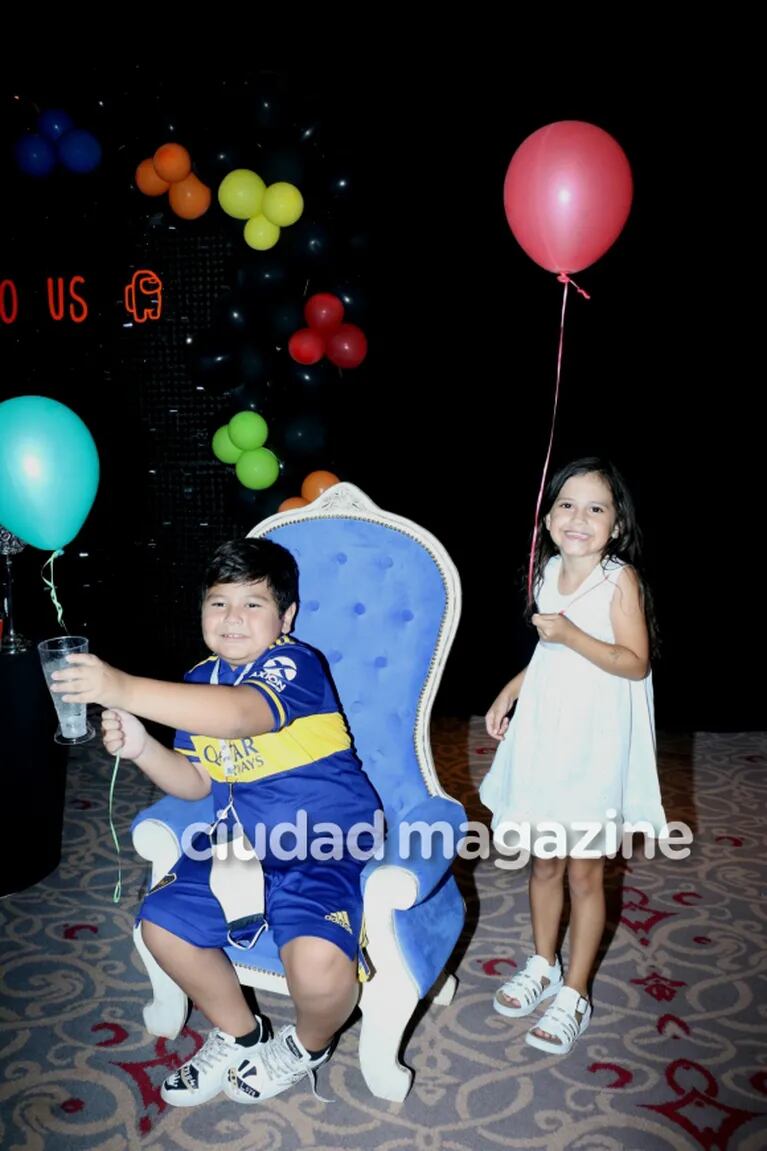 Las fotos del cumpleaños de Dieguito Fernando Maradona: fiesta con los colores de Boca y mucho amor con Verónica Ojeda