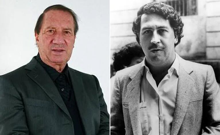 Carlos Bilardo y su encuentro con Pablo Escobar. (Fotos: Web)