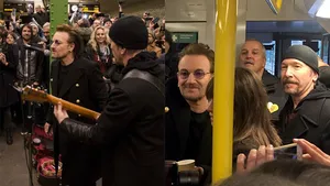U2 y un show sorpresa en el subte de Berlín
