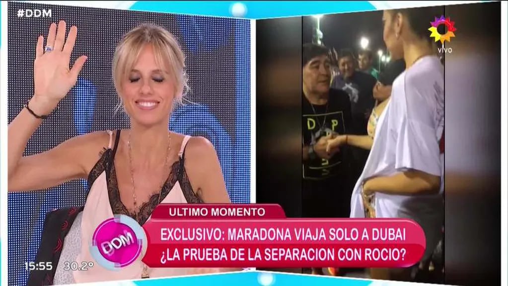 Maradona llamó furioso en vivo para desmentir su separación y apuntó contra un panelista: “¡Sos un boludo y un idiota!”