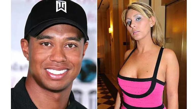 Apareció un video hot de Tiger Woods con una de sus amantes