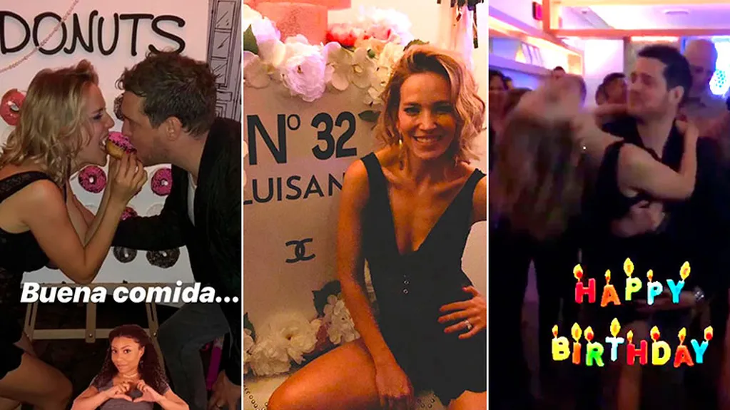 El divertido festejo de Luisana Lopilato por sus 32 años