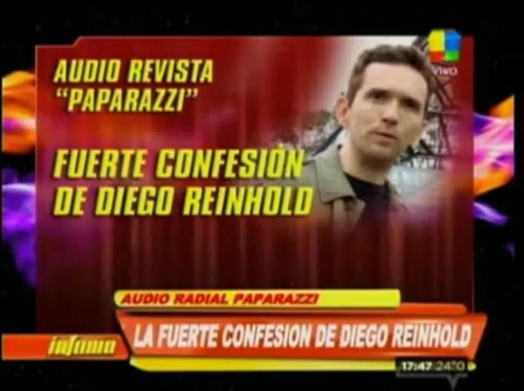 La dura confesión de Diego Reinhold: "Soy un chico víctima del abuso"