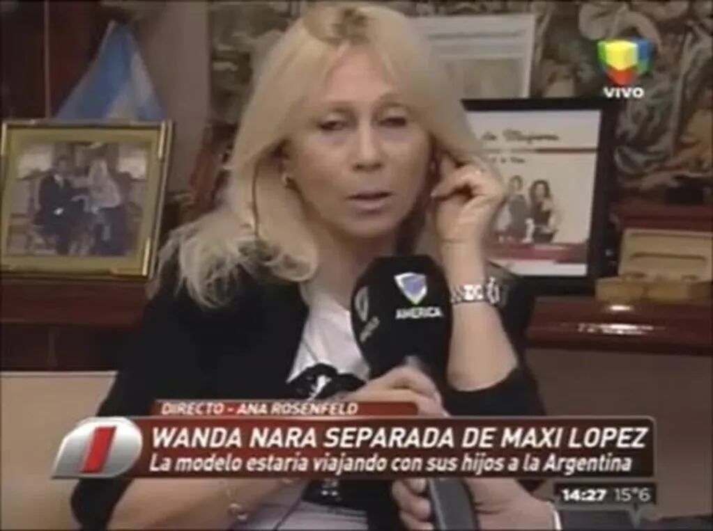 Ana Rosenfeld habló de la separación de Wanda Nara y Maxi López