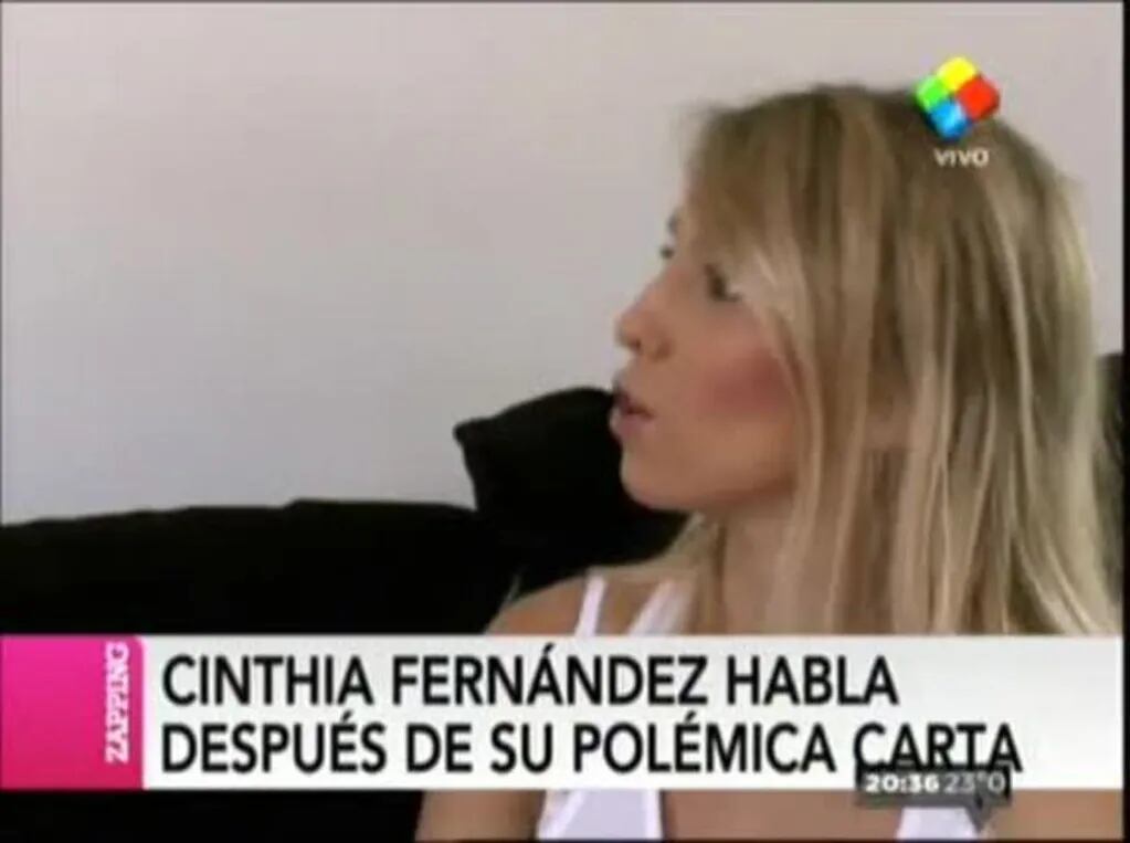Cinthia Fernández: "Con Matías Defederico estamos tratando de reconciliarnos"