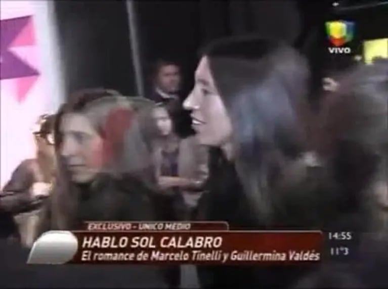 El "show de gestos" de Sol Calabró cuando le preguntaron por el romance de Marcelo Tinelli y Guillermina Valdés