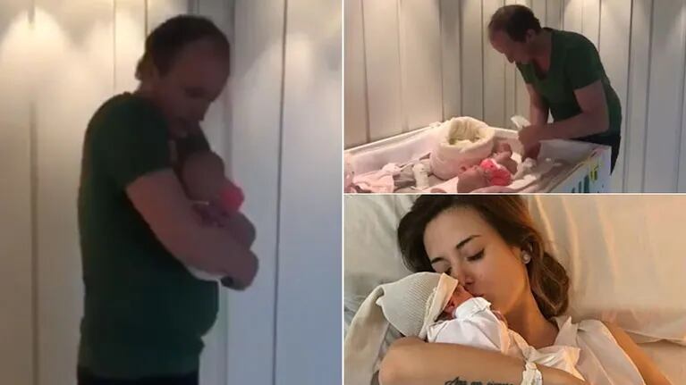   ¡Un papá todoterreno! Jésica Cirio y el video de Martín Insaurralde cambiándole los pañales a su hija, Chloé: "No me deja hacer nada" 