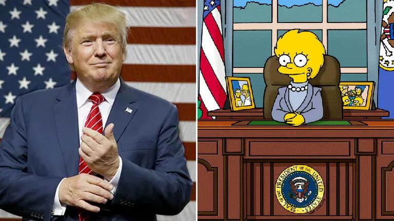 Los Simpson predijeron el triunfo de Donald Trump ¡hace 16 años!