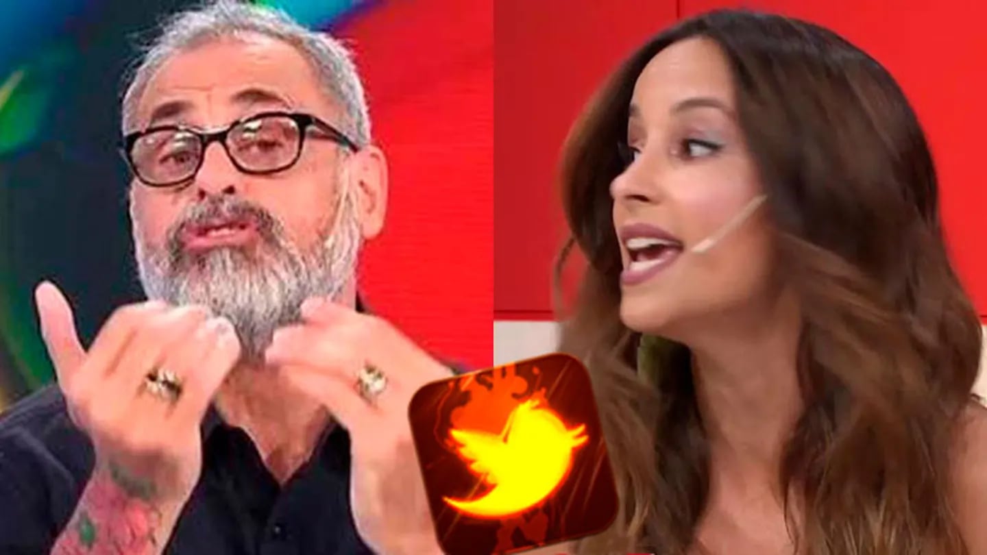 Jorge Rial y Lourdes Sánchez se cruzaron muy fuerte en Twitter.