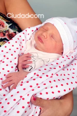 La recién nacida, Indiana, una hermosura (Fotos: Movilpress). 